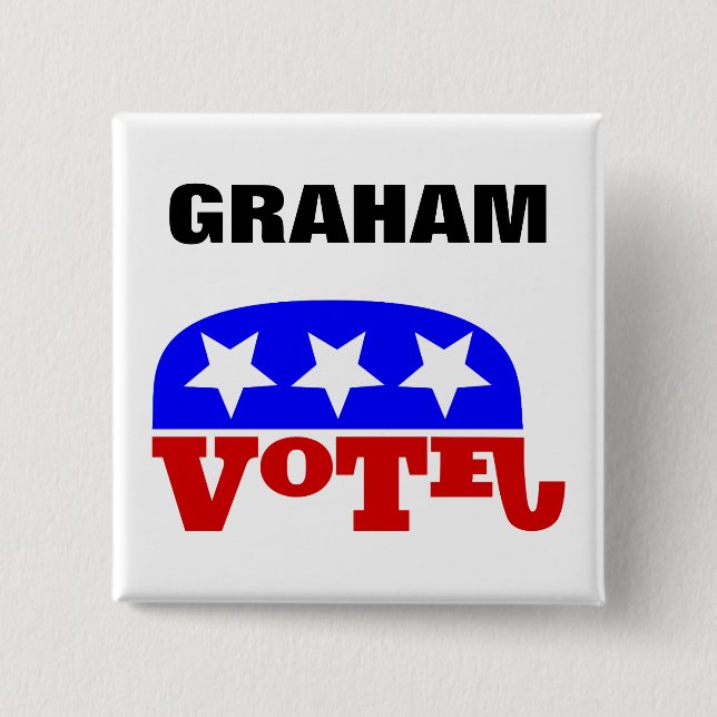 Vote Lindsey Graham Republican Elephant Knapp (Framsida)