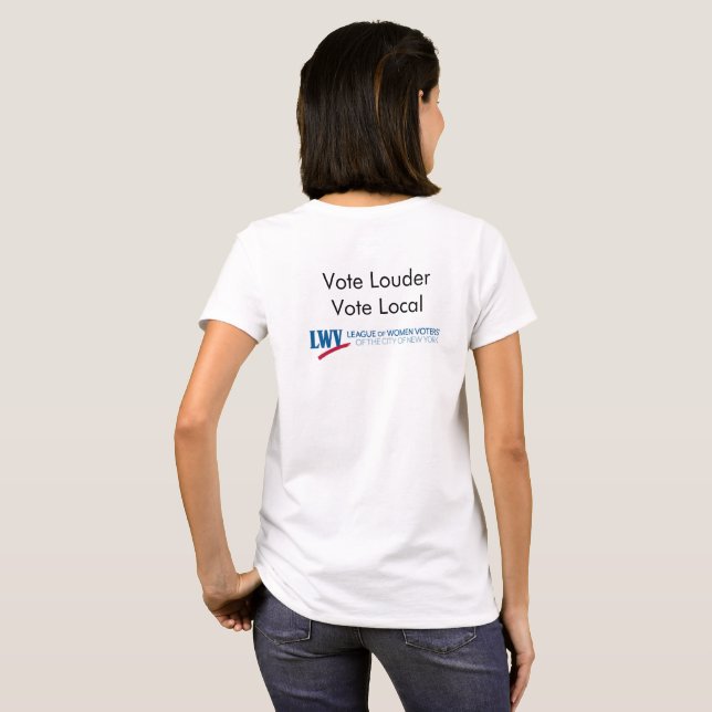 Vote Louder T Shirt (Hel baksida)