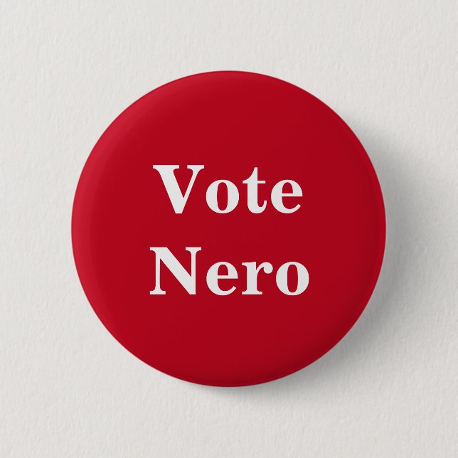 Vote Nero - Roman Emperor Knapp (Framsida)