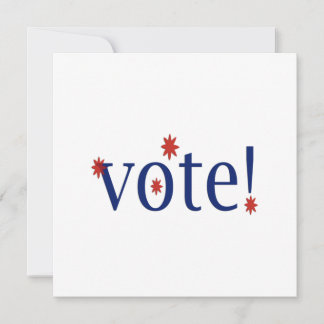 Vote Note Card Anteckningskort
