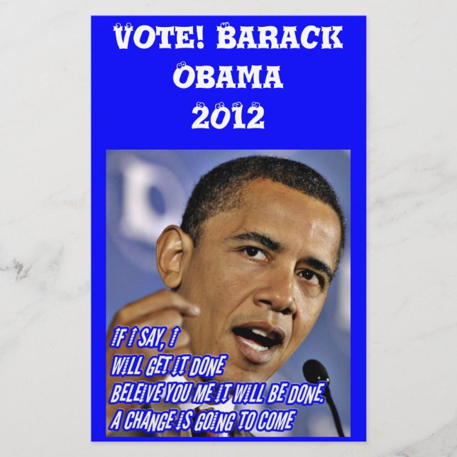 Vote!Obama_Flyer Flygblad (Framsidan)