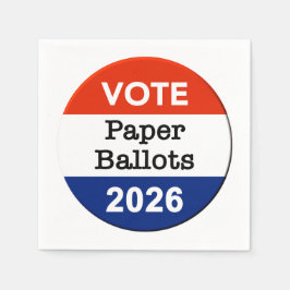 Vote Paper Ballots 2026 Midterm Election Paper Cup Pappersservett