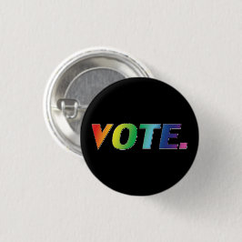 "Vote" Pride lgbtq lgbt färg - Knapp