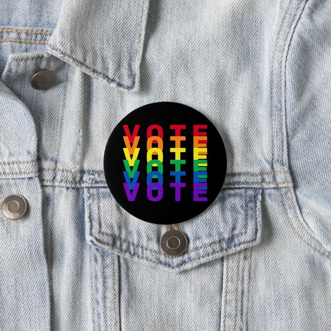 VOTE Rainbow Brev Knapp (In Situ)