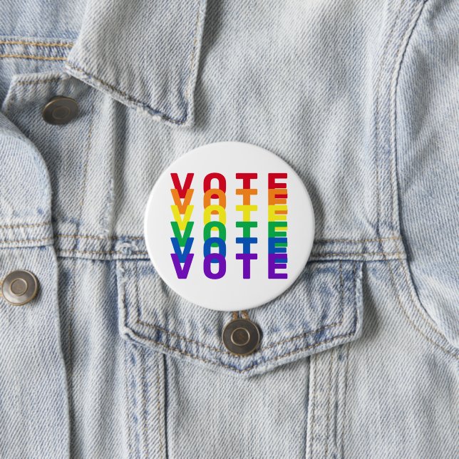 VOTE Rainbow Brev Knapp (In Situ)