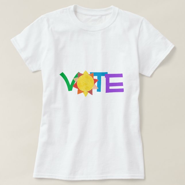 Vote Shirt Sol GOTV T (Design framsida)