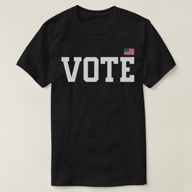 Vote Tshirt Women Men American Flag 2022 Election  T Shirt (Design framsida)