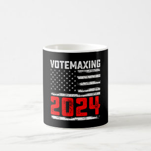 VoteMaxing 2024 Trump presidentvalet Kaffemugg