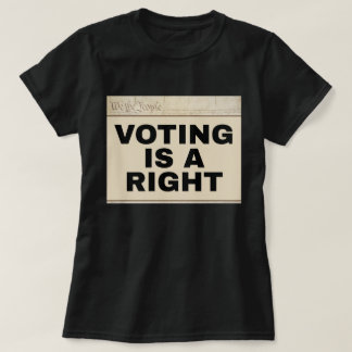Voting is a Right 24th Amendment Two-Sided T Shirt