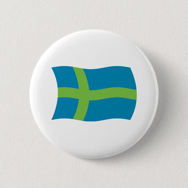 Votiska Folkets Flagga Knapp (Framsida)