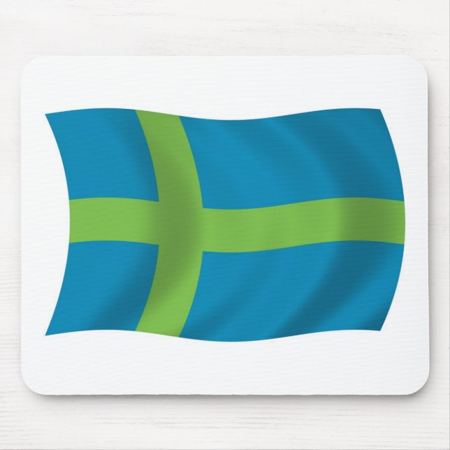 Votiska Folkets Flagga Musmatta (Framsidan)