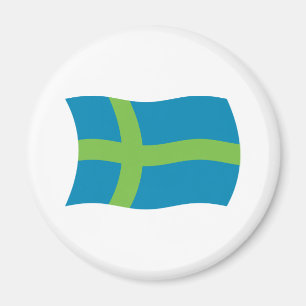 Votiska folkets flaggmagnet magnet