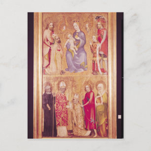 Votive Panel Archbishop Jan Ocko of Vlasim Vykort