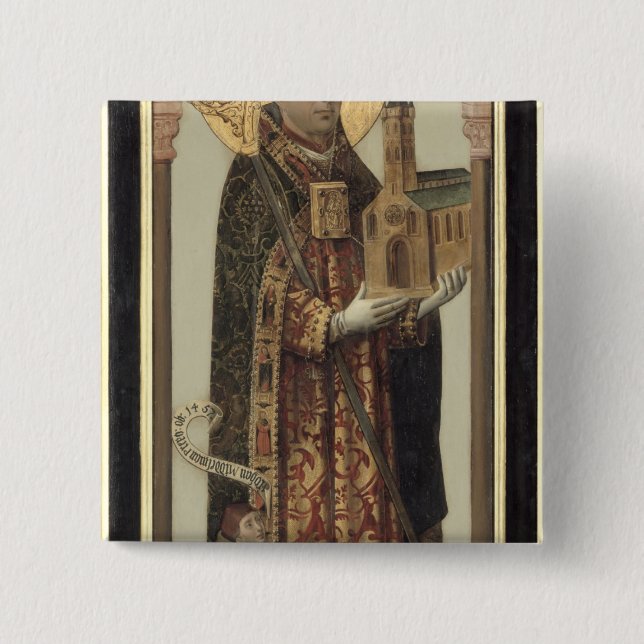 Votive panel som visar St. Ansgar, 1457 Knapp (Framsida)
