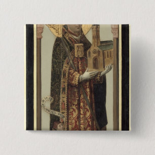 Votive panel som visar St. Ansgar, 1457 Knapp