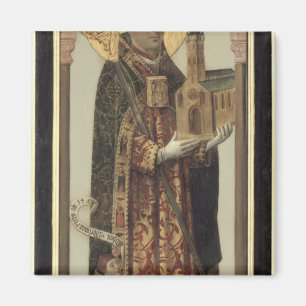 Votive panel som visar St. Ansgar, 1457 Magnet