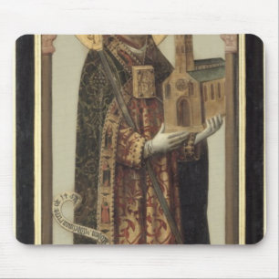 Votive panel som visar St. Ansgar, 1457 Musmatta