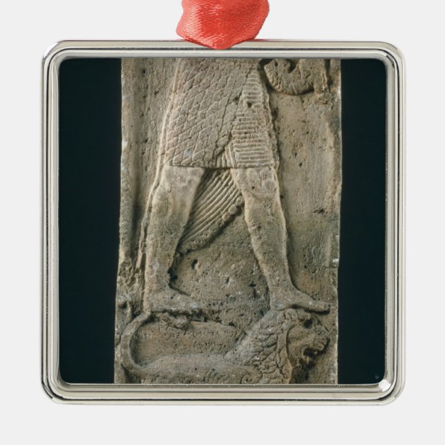 Votive stela julgransprydnad metall (Framsidan)