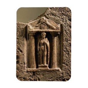 Votive stele för marmor och för sandsten med magnet
