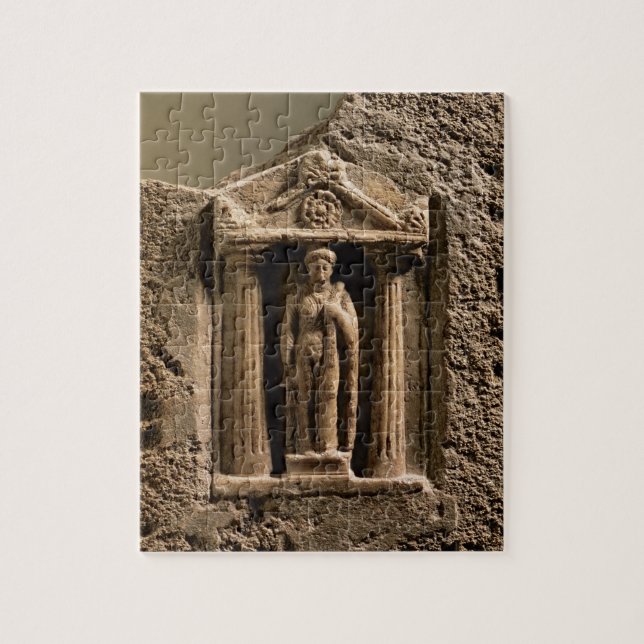 Votive stele för marmor och för sandsten med pussel (Vertikal)