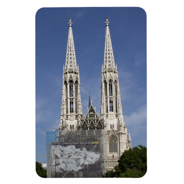 Votivkirche, Wien Österreich Magnet (Vertikal)