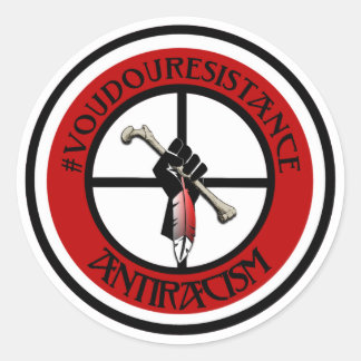 Voudou Resistance Seal Runt Klistermärke