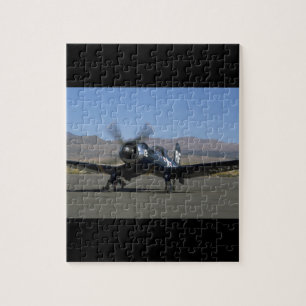 Vought F4U Corsair, vänstra Front_WWII flygplan Pussel
