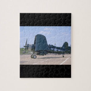 Vought F4U Corsair, vikta Wings_WWII flygplan Pussel