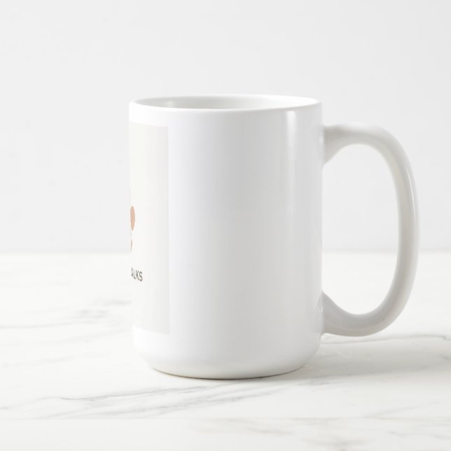 vovande och gående mugg (Höger)