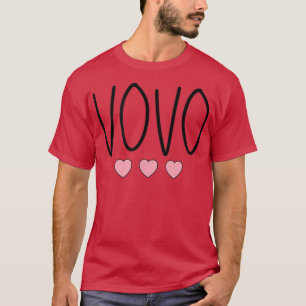 Vovo portugisisk mormor Hearts Minimal T Shirt