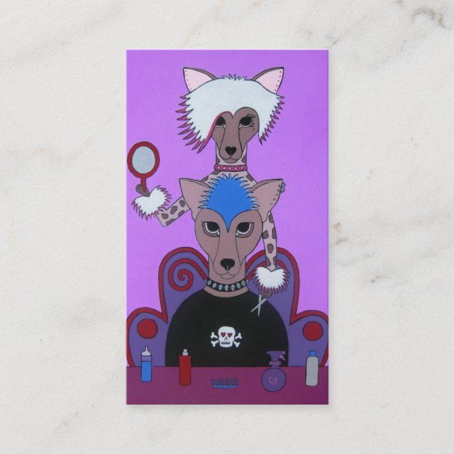 Vovven gjorde visitkortar visitkort (Framsida)