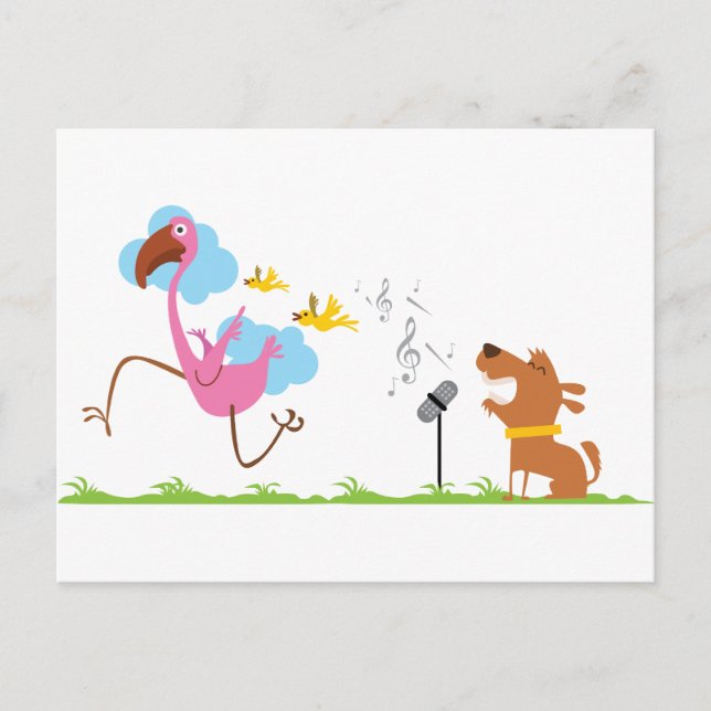 Vovvesångare Vykort (Framsida)