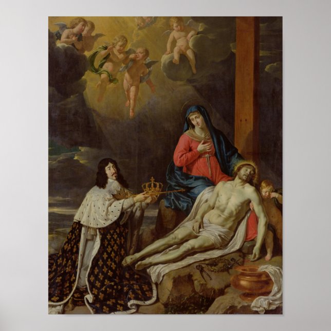 Vow of Louis XIII Kung of Frankrike och Poster (Framsidan)