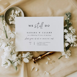 Vow Renewal Ceremony Wedding Card S102 Spara Datumet