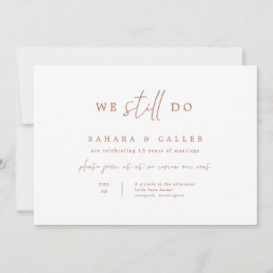 Vow Renewal Ceremony Wedding Card S102 Spara Datumet