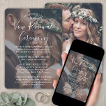 Vow Renewal Photo and White Text Sequel Bröllop Inbjudningar<br><div class="desc">Familjen inbjudan och vänner som kan se dig säga "det gör jag" igen med en elegant som överlägger bilden med inbjudan till förnyelseceremoni. Alla formuleringar är enkla att anpassa för alla typer av giftermål firande, till exempel ett kvarts- och bröllop-årsjubileum eller ett årsjubileum. Anpassa med valfri information, t.ex. giftermål-datum, osa,...</div>