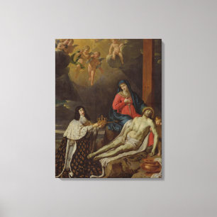 Vowen av den Louis XIII kungen av frankriken och Canvastryck