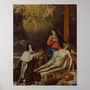 Vowen av den Louis XIII kungen av frankriken och Poster