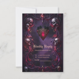 Vows Beyond the Veil – Gothic Wedding Art  OSA Kort