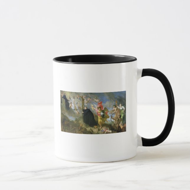 Vowsna av Sanktt Aloysius av Gonzaga Mugg (Höger)