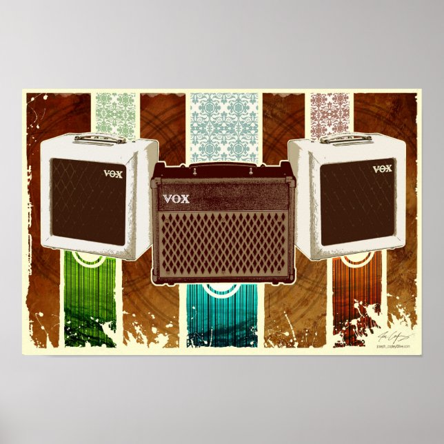 Vox Amplifiers Poster (Framsidan)