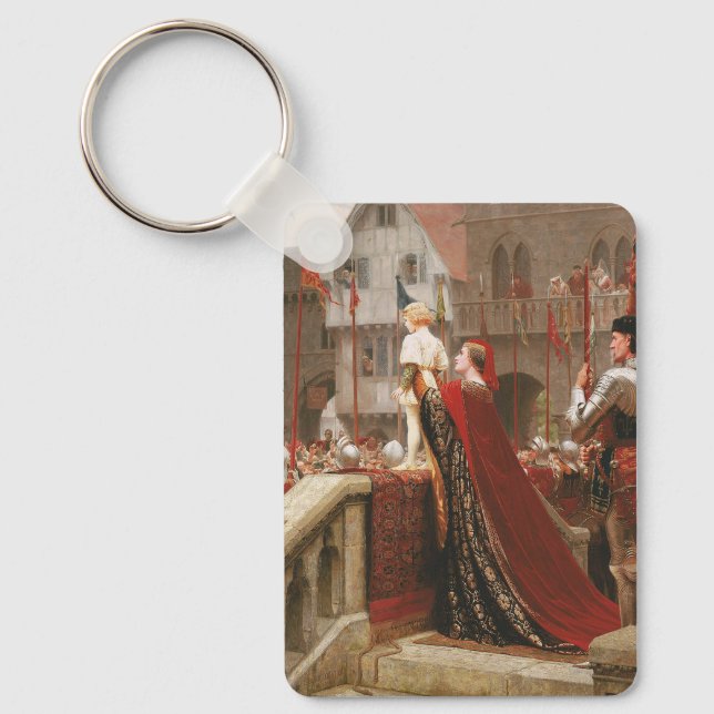 Vox Populi, c. 1904 av Edmund Blair Leighton Nyckelring (Framsida)