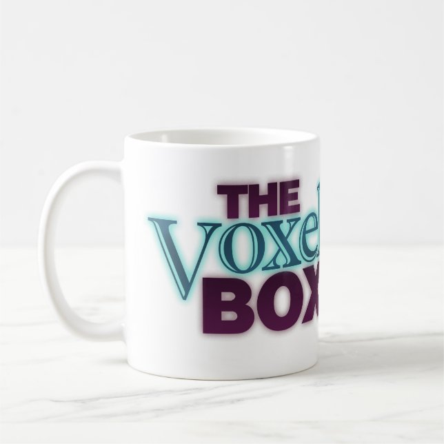 Voxel boxas kaffemuggen kaffemugg (Vänster)
