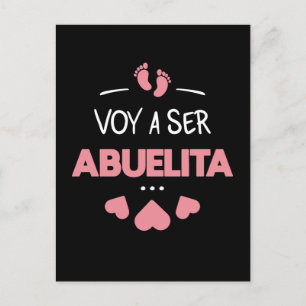 Voy a ser abuelita vykort