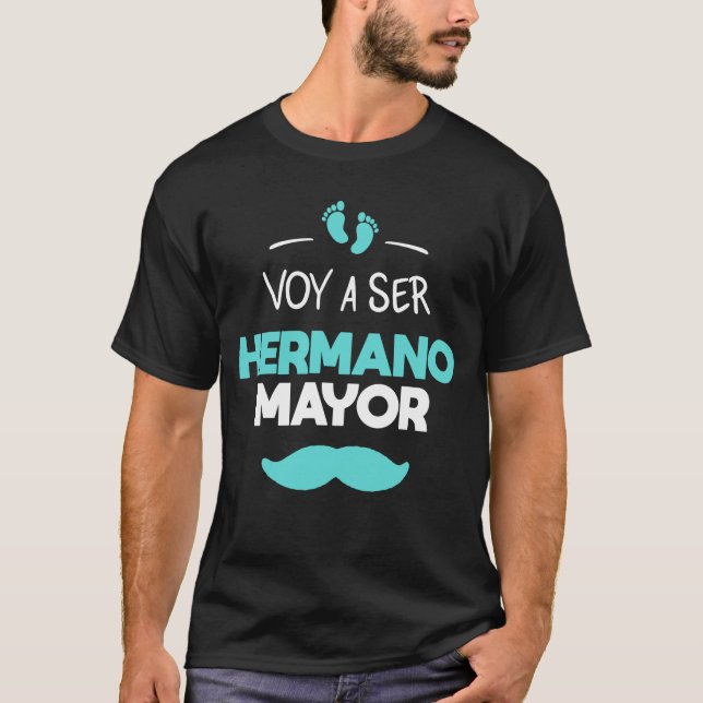 Voy a ser hermano borgmästare T-Shirt (Framsida)