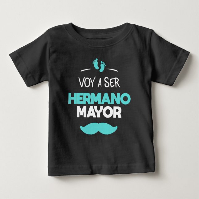 Voy a ser hermano borgmästare t shirt (Framsida)