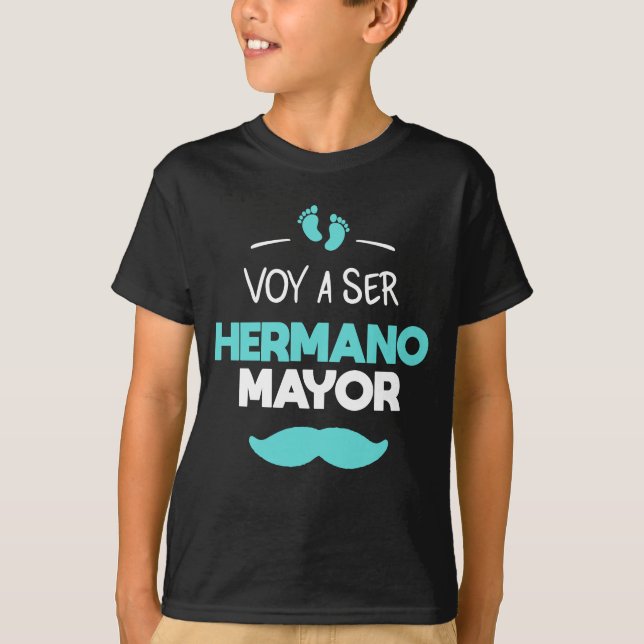Voy a ser hermano borgmästare t shirt (Framsida)