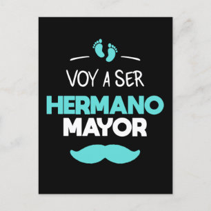 Voy a ser hermano borgmästare vykort