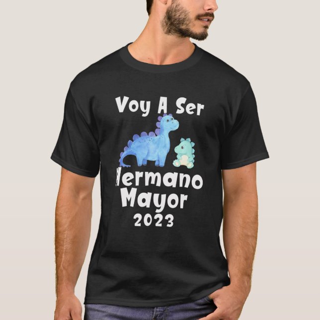 Voy A Ser Hermano Mayor 2023 Anuncio De Embarazo D T Shirt (Framsida)