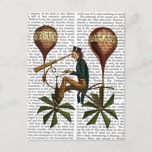 Voyage A La Lune-Luftballongen Vykort (Framsida)